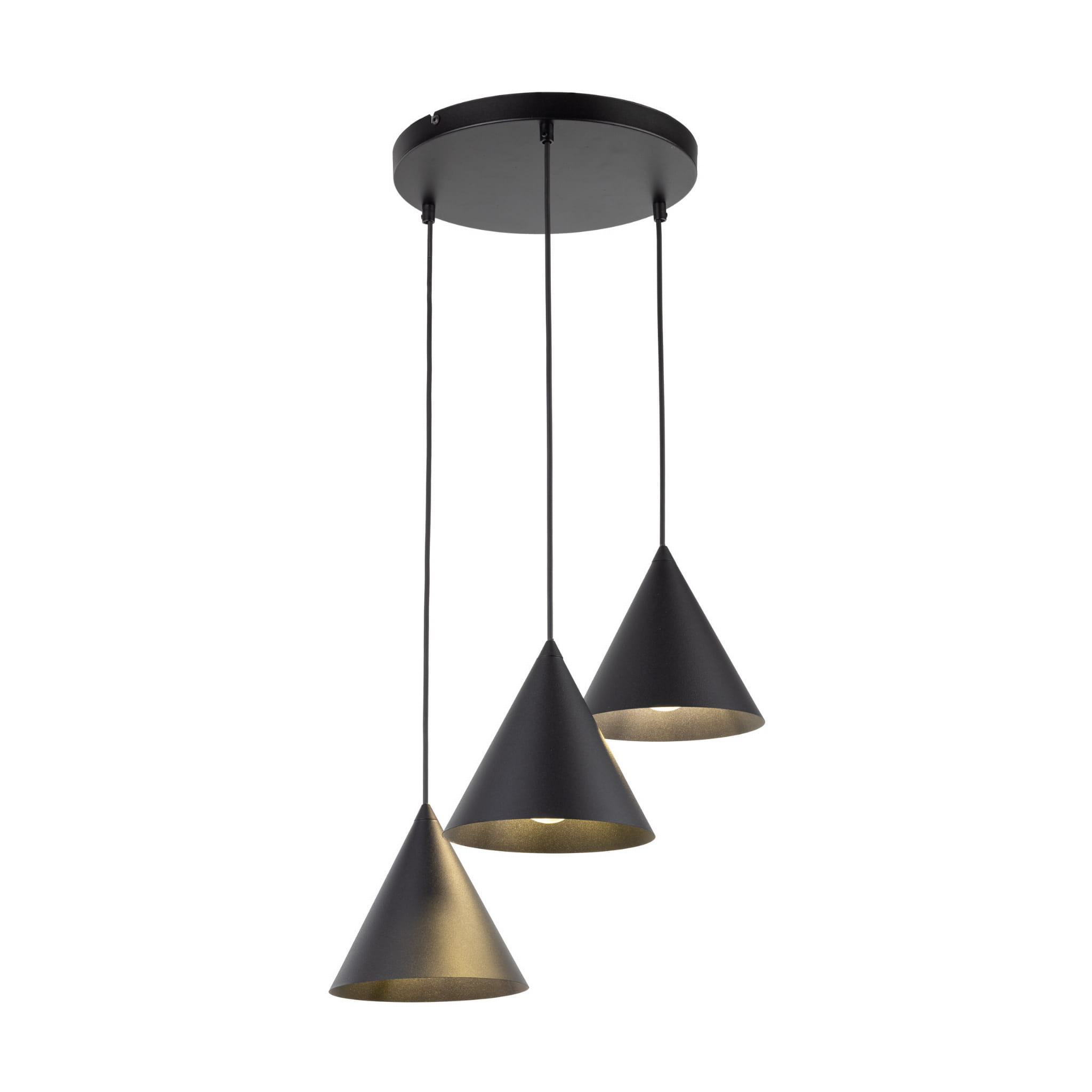 Светильник TK lighting 10067 Cono Black Ø420/1400