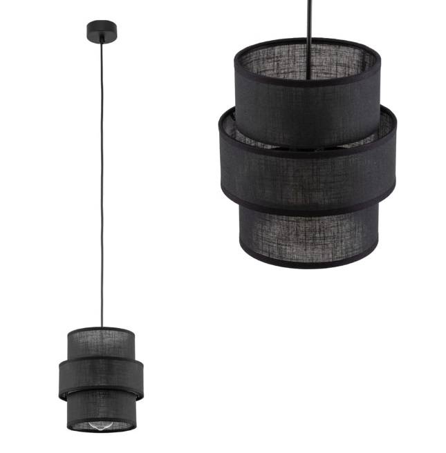 Светильник TK lighting 5306 Calisto Black Ø200/1600