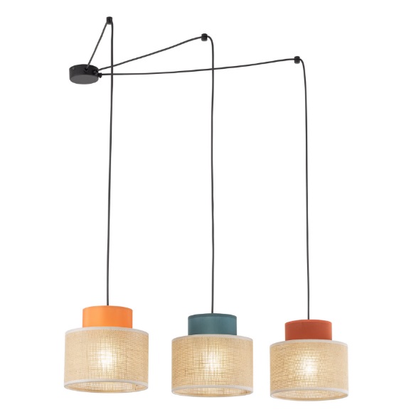 Люстра TK lighting 3140 Duo Juta Mix